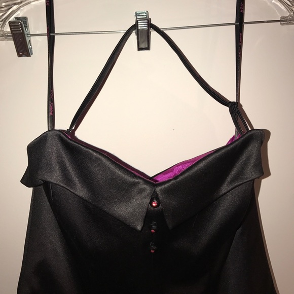 Betsey Johnson VINTAGE black and fuchsia dress - Picture 8 of 8