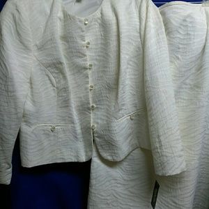 Two piece skirted suit