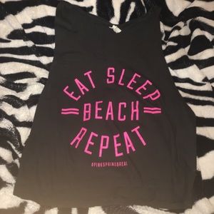 VICTORIA'S SECRET - Eat, Sleep, Beach REPEAT! Tank