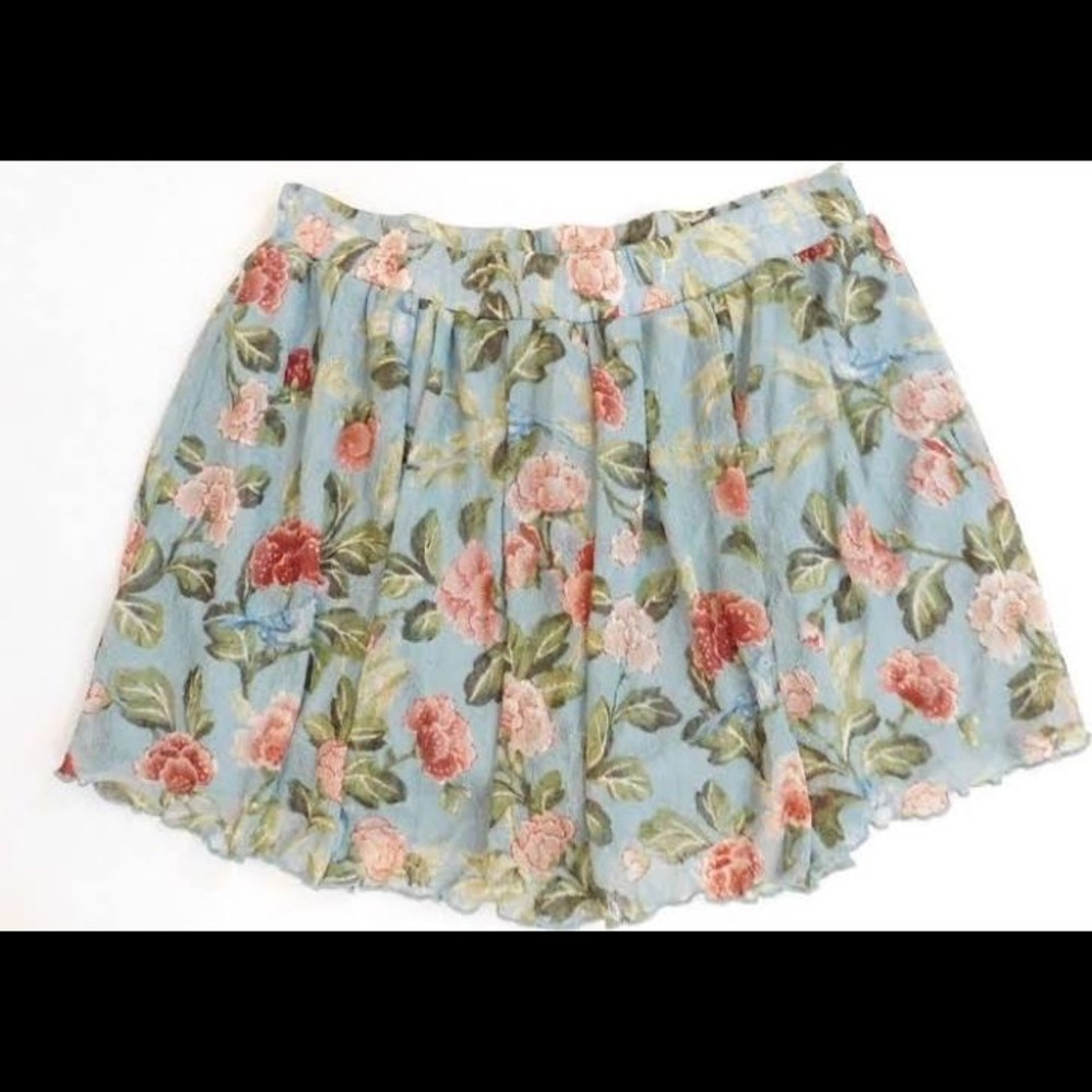 🆕 Denim & Supply Vintage Floral Print Short Pleat Skirt