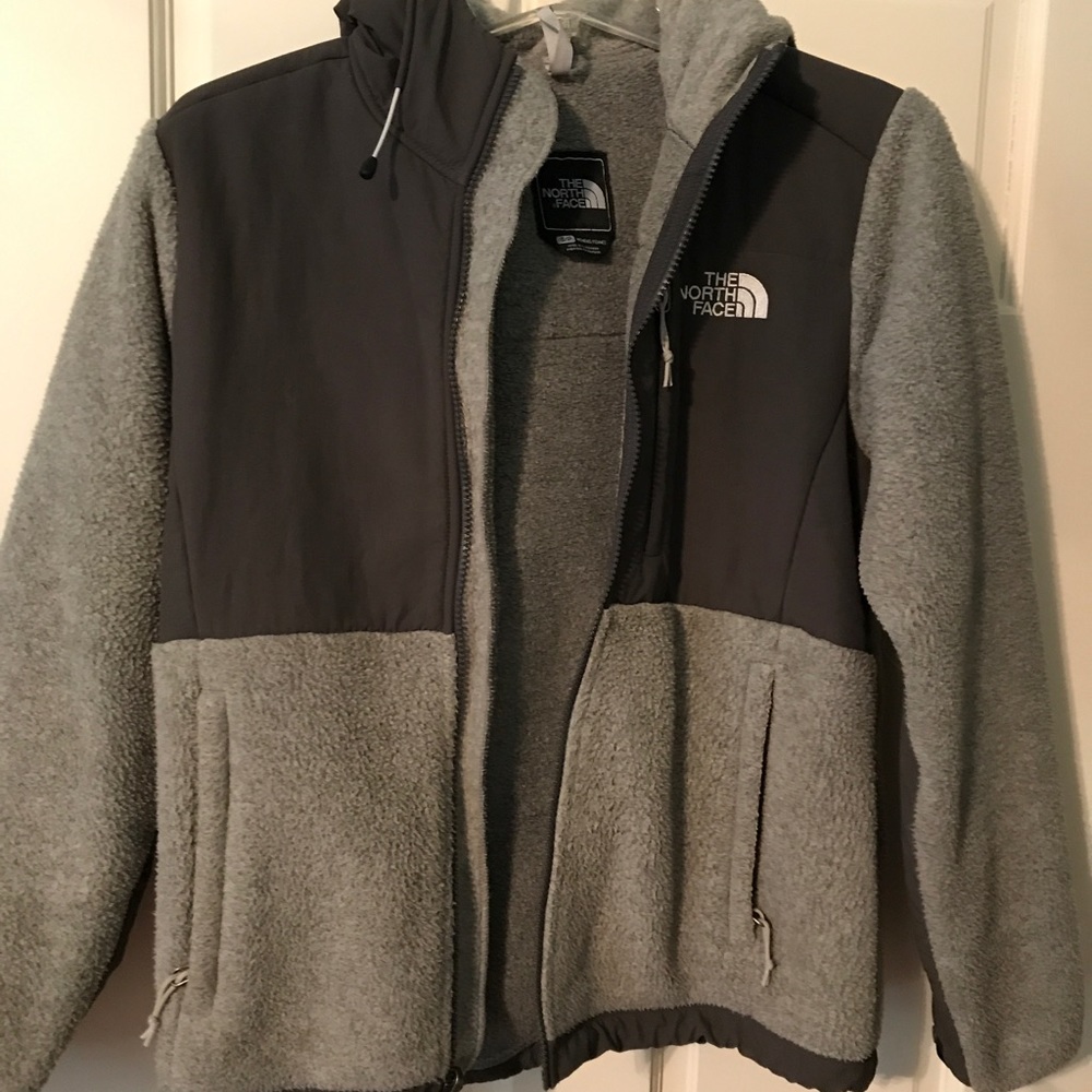 North Face hoody gray