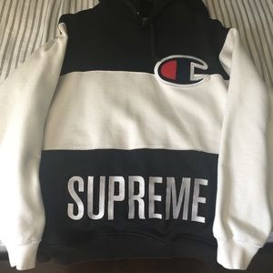 Supreme x champion hoodie