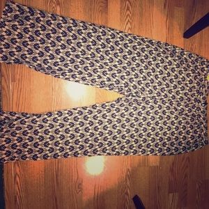 Patterned Palazzo Pants