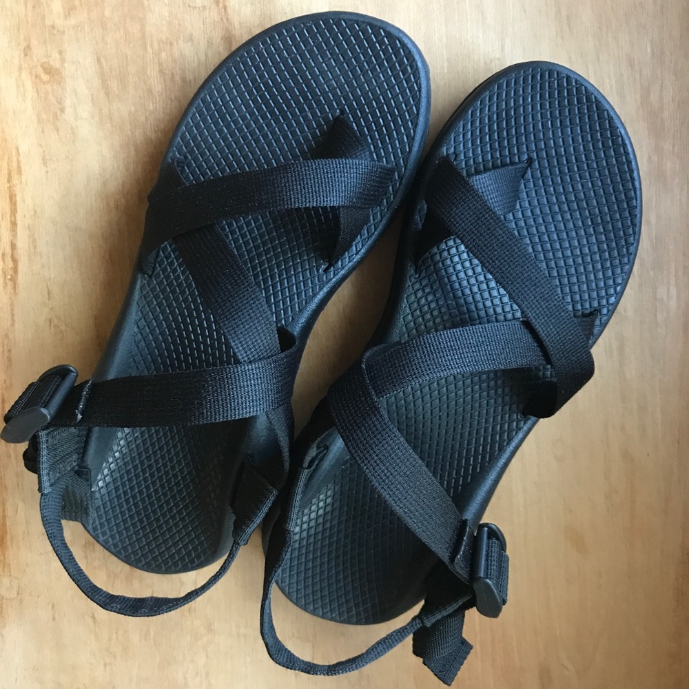 Chacos, black Vibram, size 9