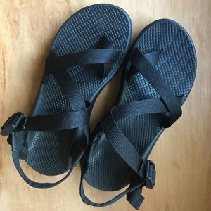 Chacos, black Vibram, size 9