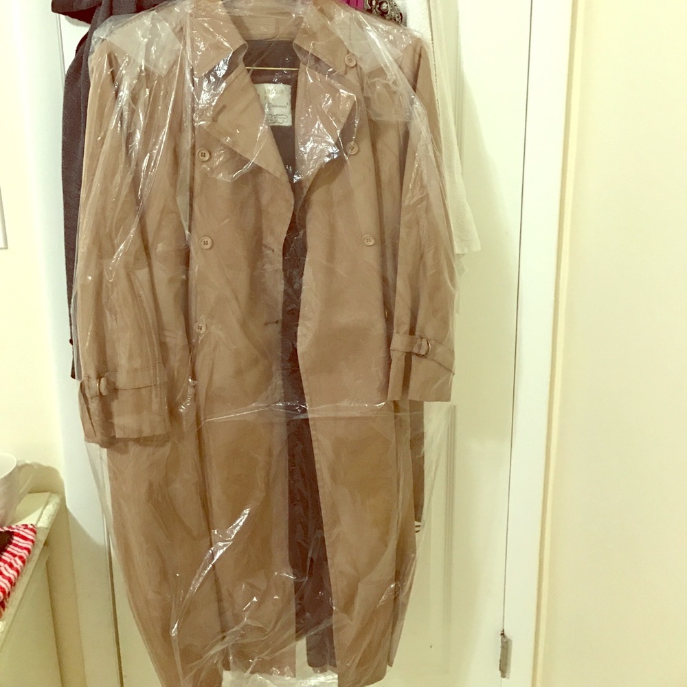 London Fog long beige coat