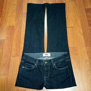 Paige Premium Denim Manhatten Bootcut Dark Wash