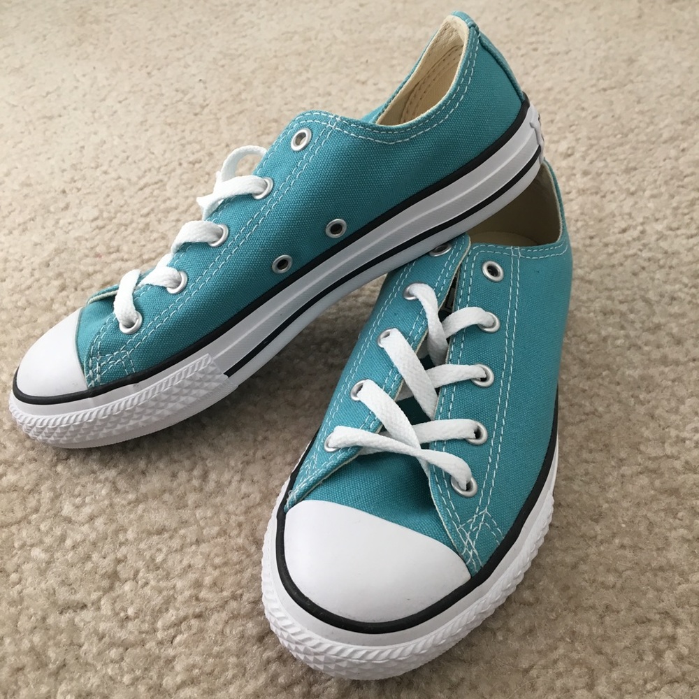Teal Converse Sneakers