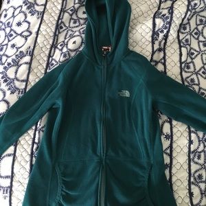 North Face woman's medium zip up fleece