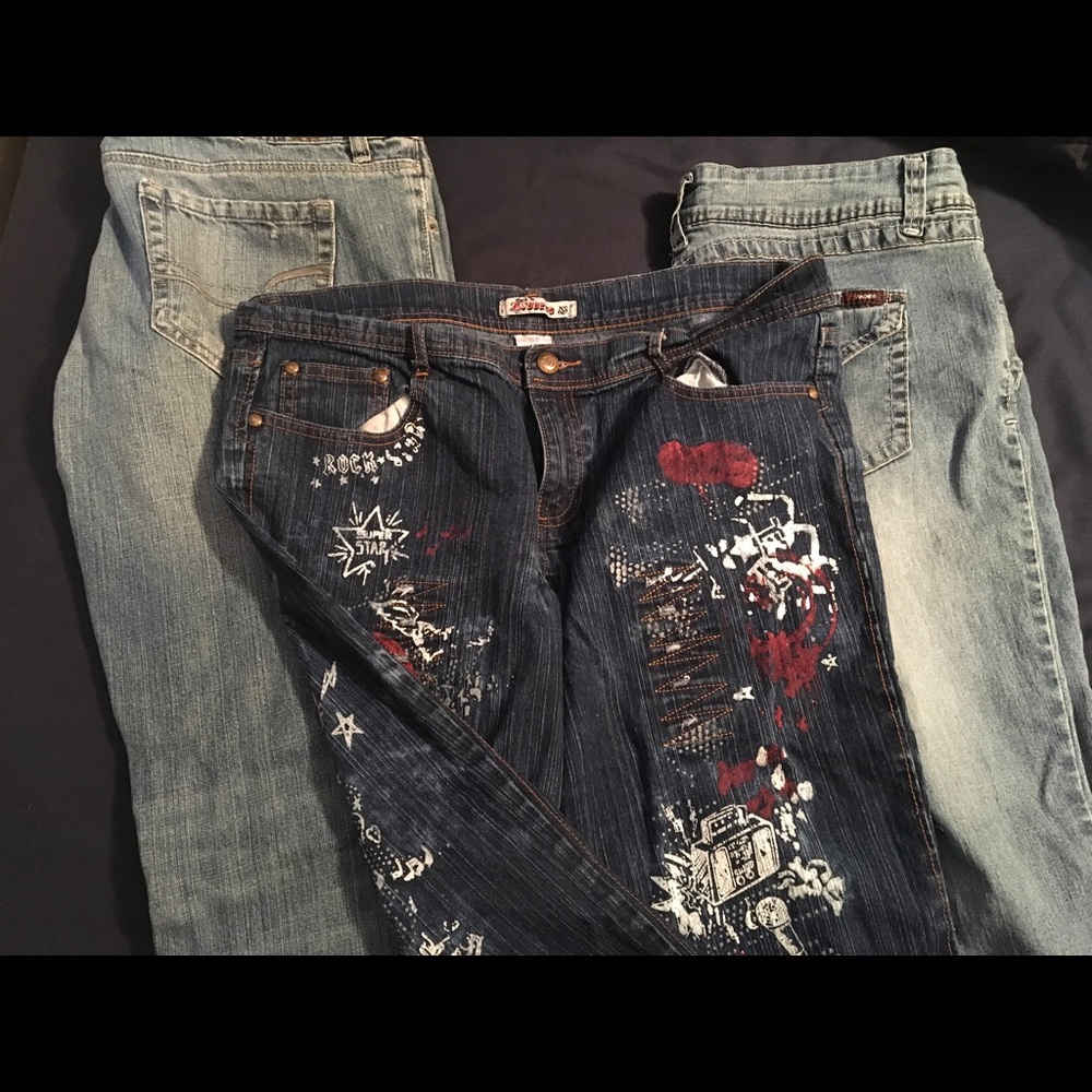 3pc jean/Capri bundle