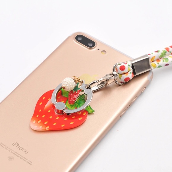 Strawberry Ring Socket with Lanyard - Picture 4 of 6