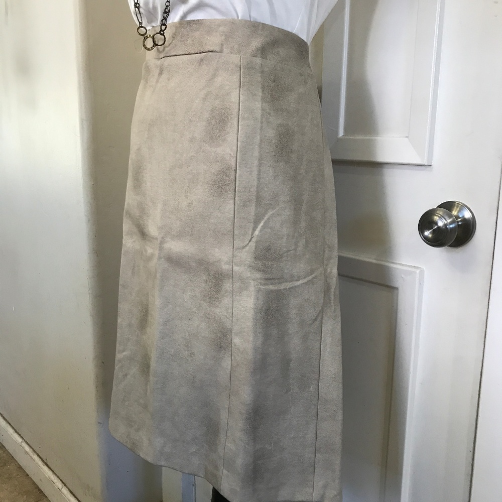 !Final Sale! Faux Leather Pencil Skirt - Picture 2 of 5