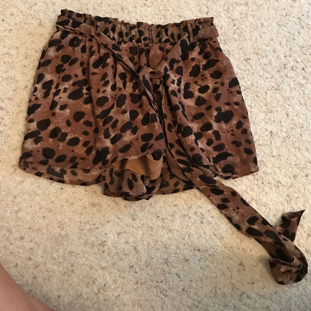 Mine cheetah shorts
