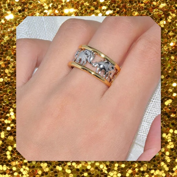 SOLD OUT🆕 10k White & Yellow Gold Filled Boho - Picture 2 of 5