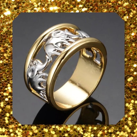 SOLD OUT🆕 10k White & Yellow Gold Filled Boho - Picture 3 of 5