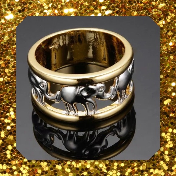 SOLD OUT🆕 10k White & Yellow Gold Filled Boho - Picture 4 of 5