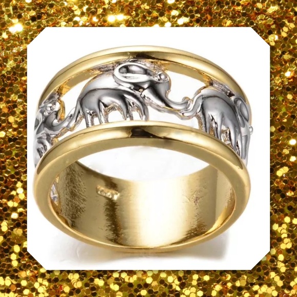 SOLD OUT🆕 10k White & Yellow Gold Filled Boho - Picture 5 of 5