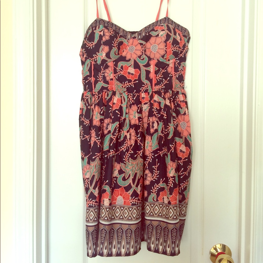 Floral print dress