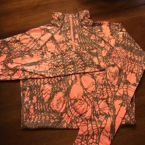 Nike Pro quarter zip pull over