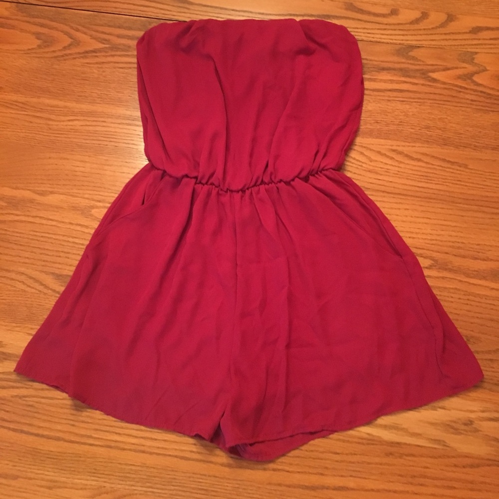 Maroon romper