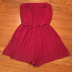 Maroon romper