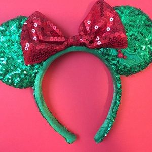 Christmas Minnie Mouse Headband