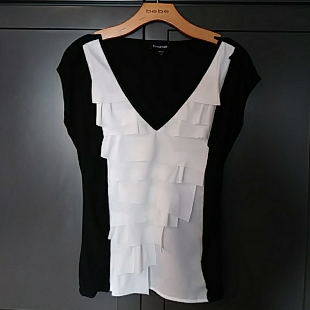 Bebe Pleated Top
