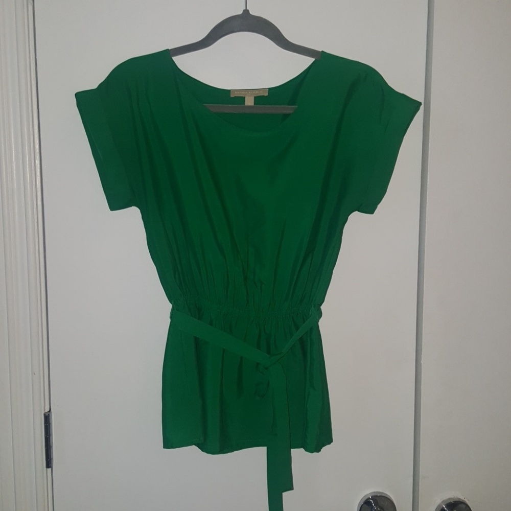 Emerald green blouse