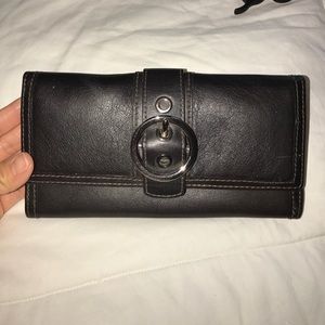 Coach black wallet