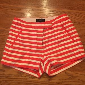 JCrew striped Chino shorts