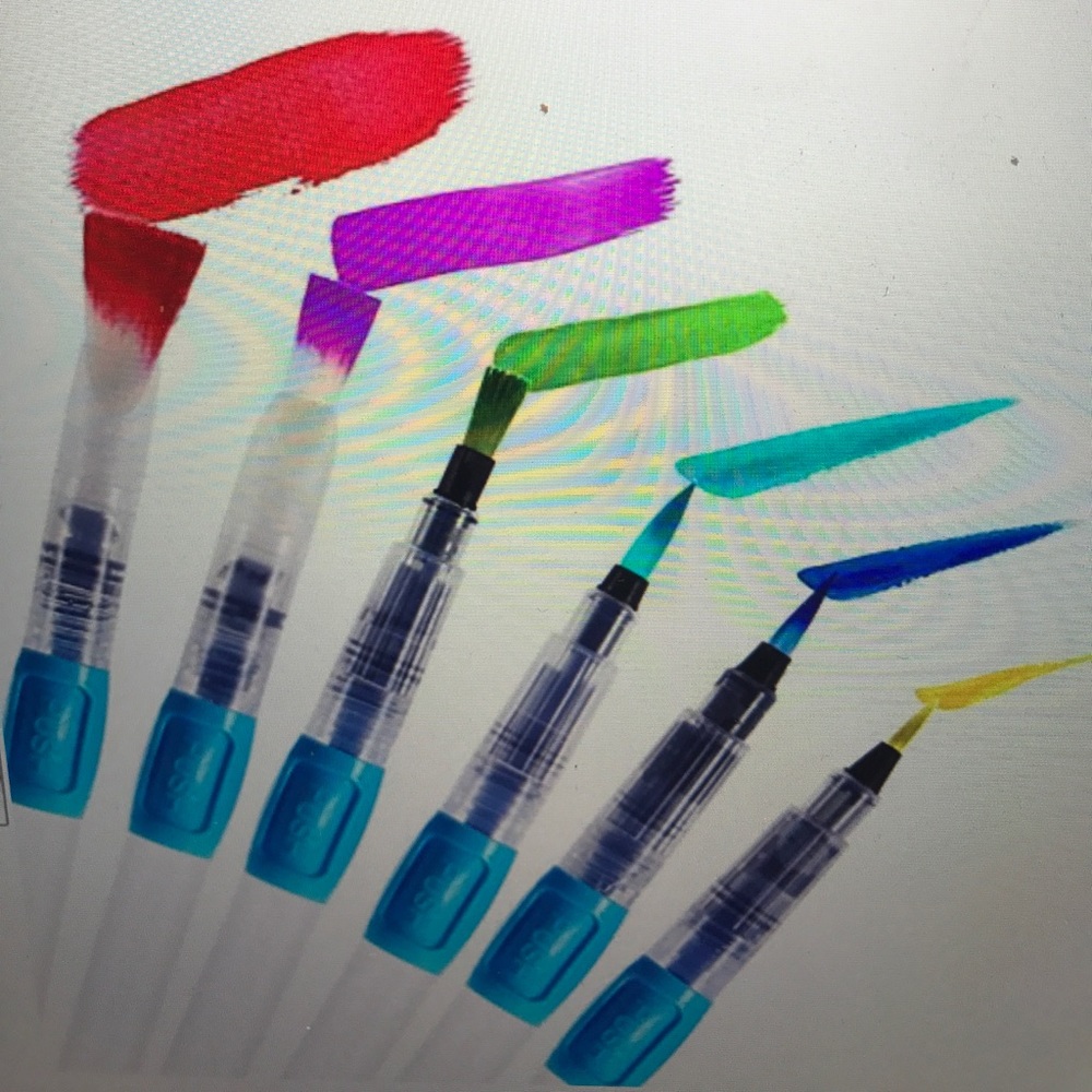 Watercolor Brush Pens, brush tips set