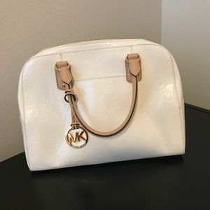 Authentic White Michael Kors Purse