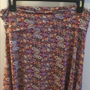 LulaRoe Maxi Skirt Floral Small