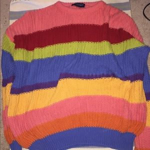American Apparel Rainbow Sweater