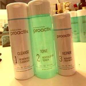 Proactiv three step clearing solution!