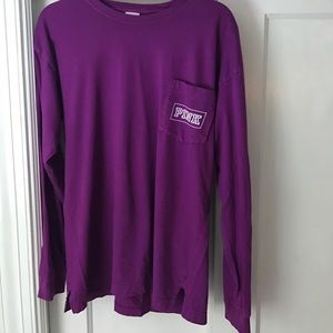 Victoria Secret/Pink Purple long sleeve shirt