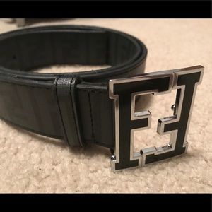 Fendi® Genuine Leather Belt