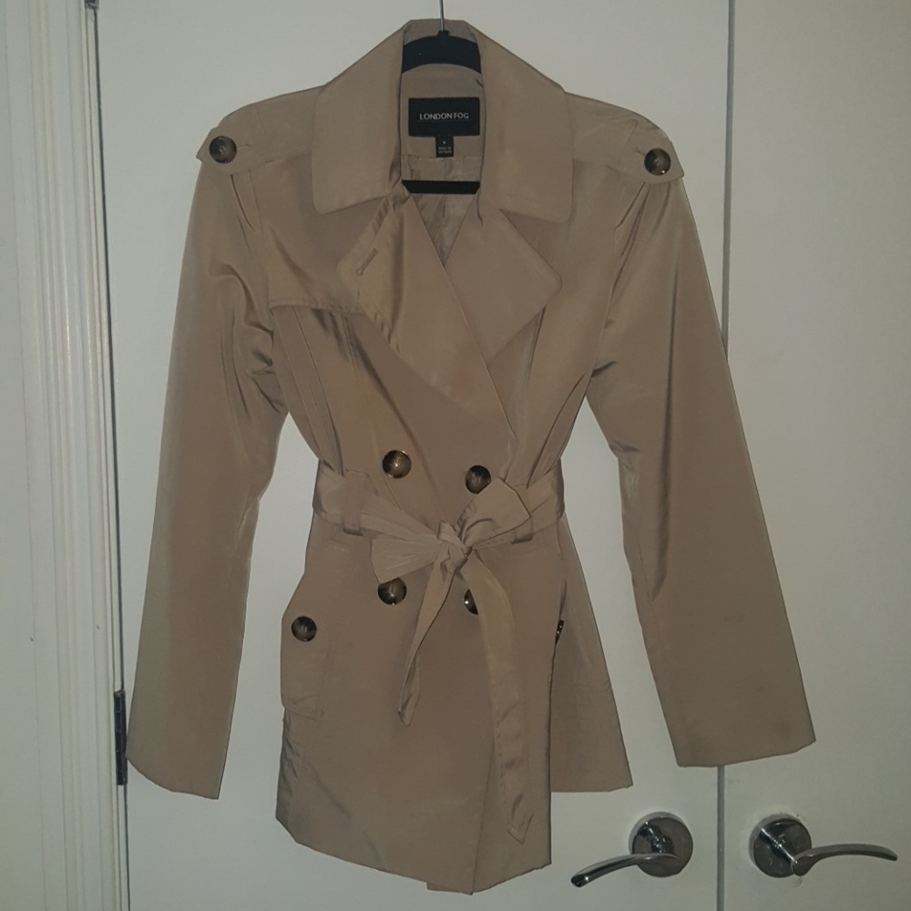Beige Trench/Rain Coat