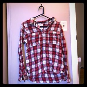 Tunic plaid shirt! 🍁