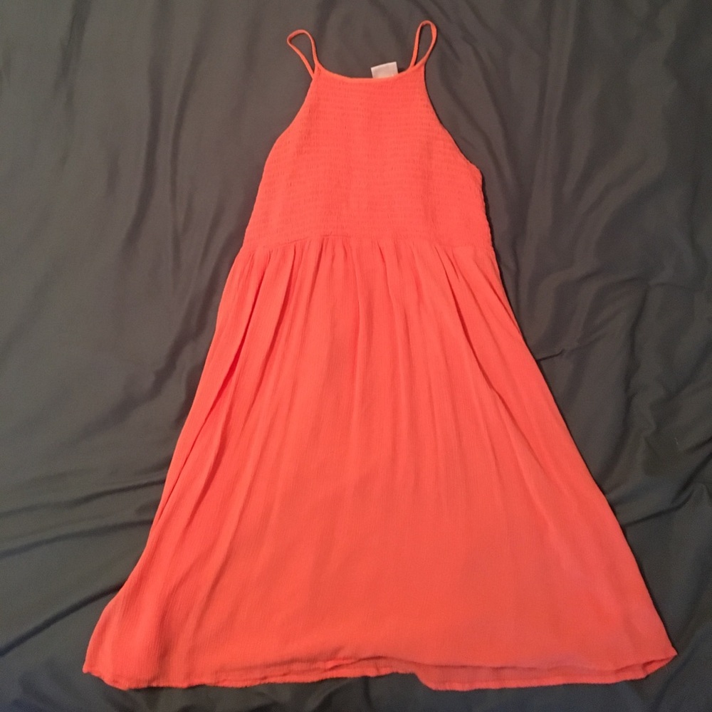Coral dress