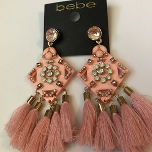 Bebe New Tassel earrings