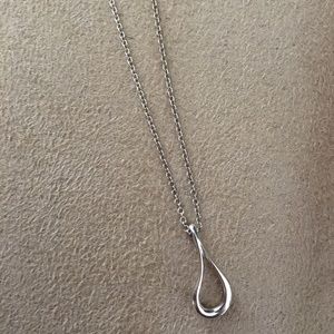 Tiffany Open Tear Drop Necklace
