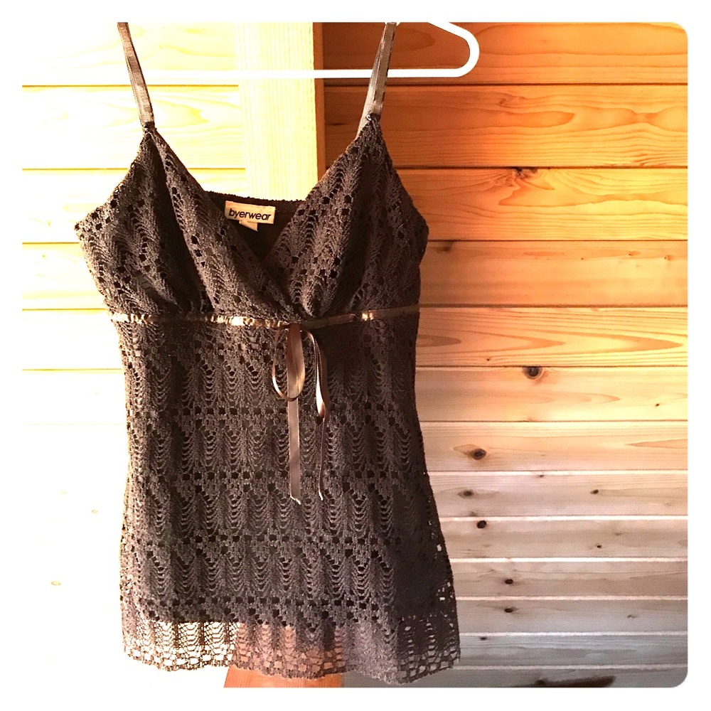 Brown crocheted top! 😍