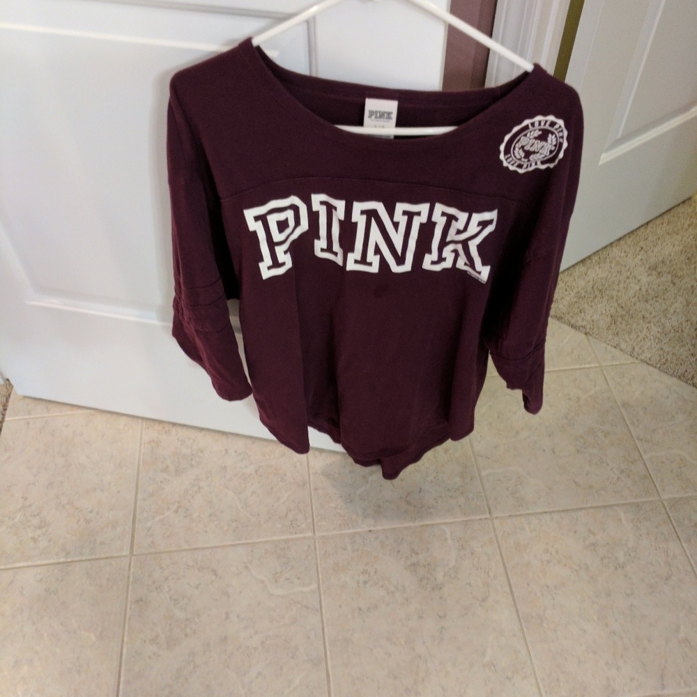 Victoria Secret PINK football tee
