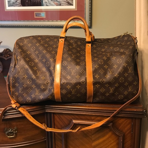 Louis Vuitton Handbags - Authentic Louis Vuitton keepall 55 WITH strap