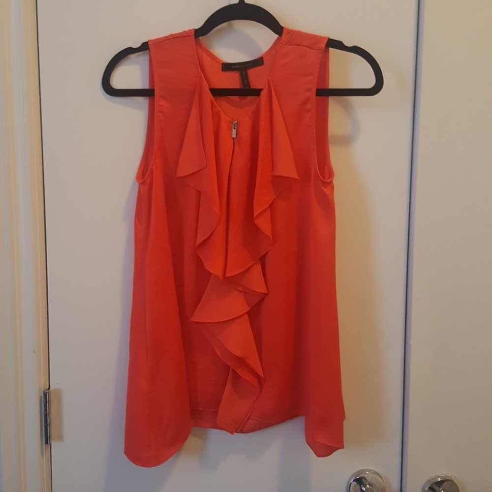 BCBC Max Azria ruffled blouse