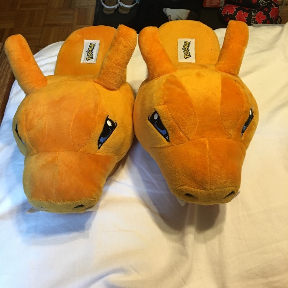 Charazard Pokémon slippers