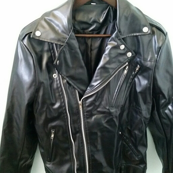 Faux Leather Jacket - Picture 1 of 2