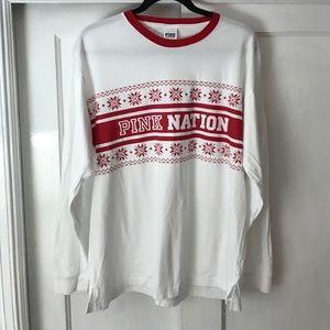 Victoria Secret/Pink Nation holiday shirt