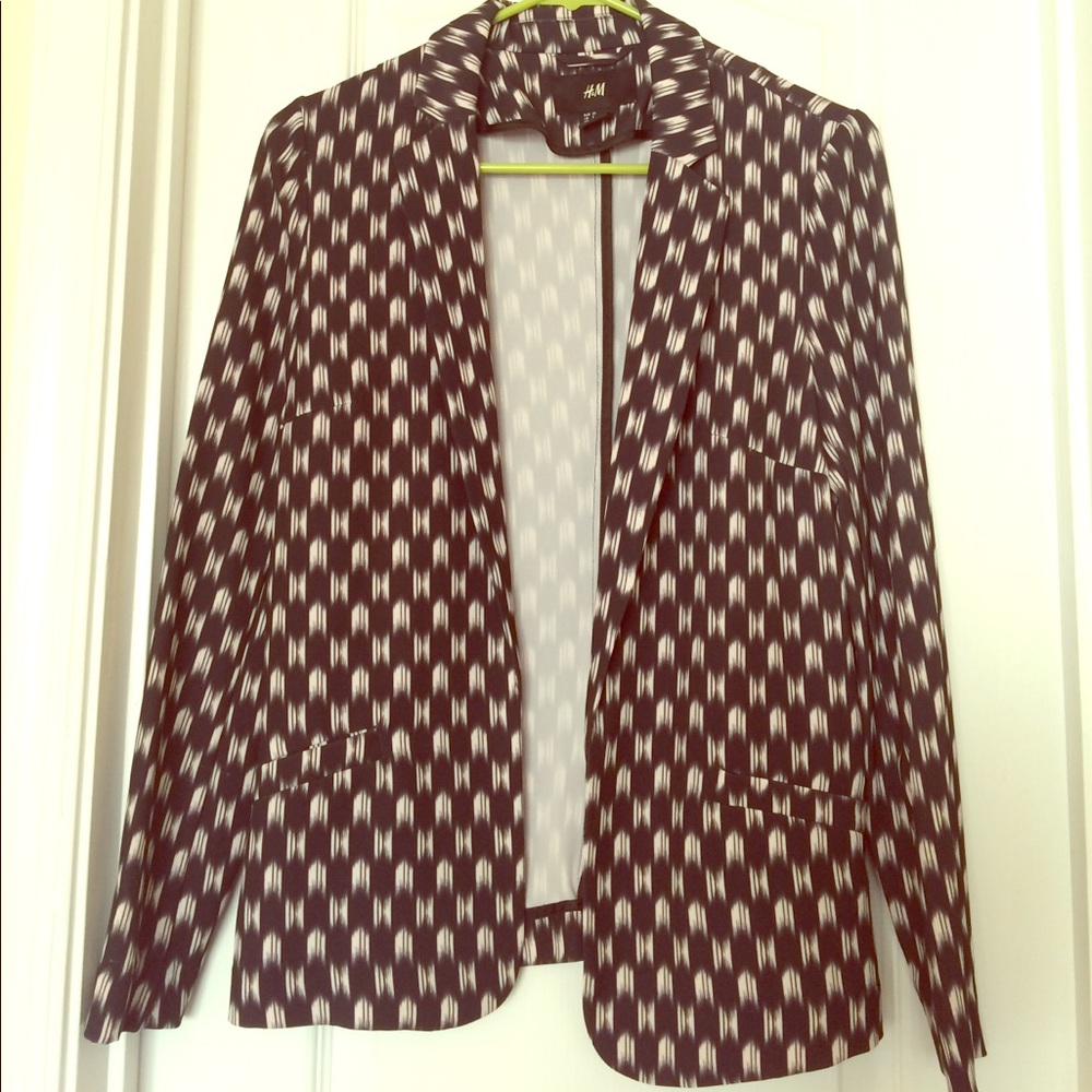 Patterned blazer